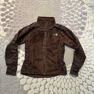 The North face zip up jacket